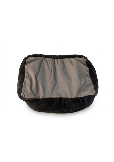 Brt Pet Premium Dikdörtgen Peluş Kedi Yatağı Ve Küçük Irk Köpek Yatağı - 60x40 Cm - Siyah