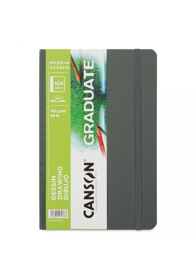 Canson Graduate Drawing 14x21.6cm 52 Yaprak 160gr Çizim Defteri /