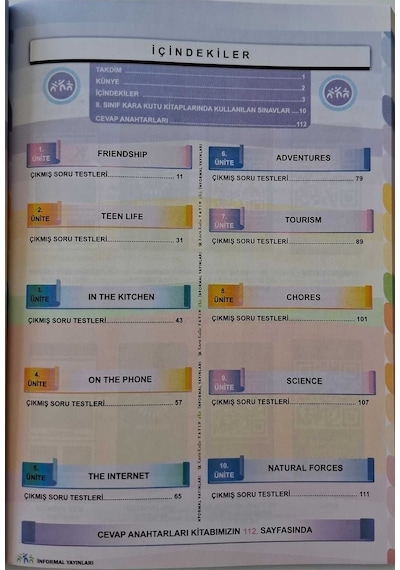 8.Sınıf LGS İngilizcenin Kara Kutusu Dijital Çözümlü Çıkmış Soru Bankası