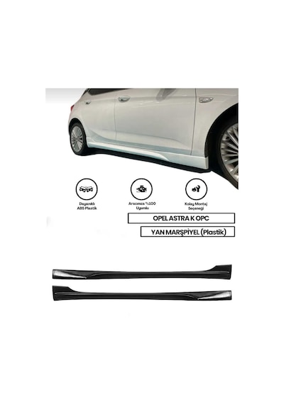Opel Astra K Opc Yan Marşpiyel Çift Plastik