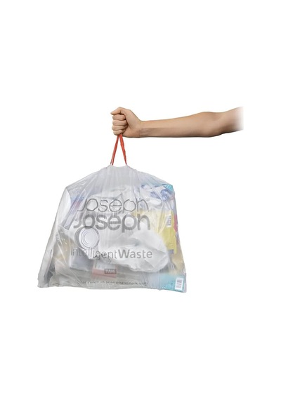 Joseph Joseph 30118 Iw6 30 Litre Çöp Torbası 40'li Paket Şeffaf, Şeffaf