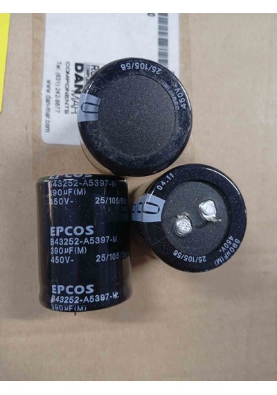 B43252a5397m000 390uf 450v Kondansatör 35x45mm 2 Adet