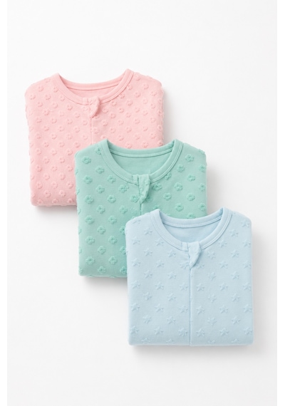 Babyhola Mevsimlik Çocuk Uyku Tulumu 1.5 Tog 1-8 Yaş Unisex Uzun Kollu %100 Pamuk 2710 Mavi