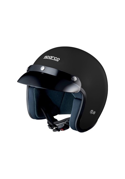 Sparco J1 Club Açık Kask Siyah M Beden Beyaz -  Oranj