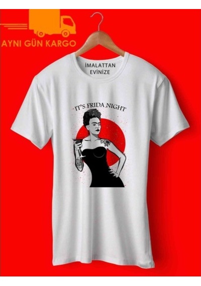 Frida Kahlo En Çok Satılan Baskılı Tişört Tshirt Ücretsiz Kargo