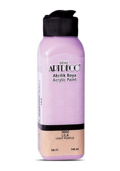 Artdeco Akrilik Boya 140 Ml Lila - 4 Adet Diğer