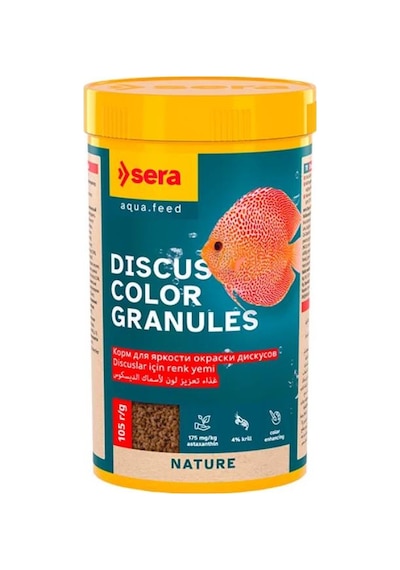 Sera Discus Color Granules Discus Balığı Yemi 250 Ml 105 Gr