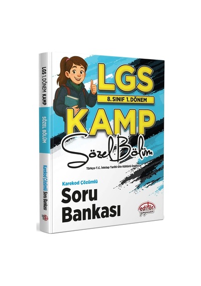 8.sınıf 1.dönem Sözel Bölüm Soru Bankası - Editör