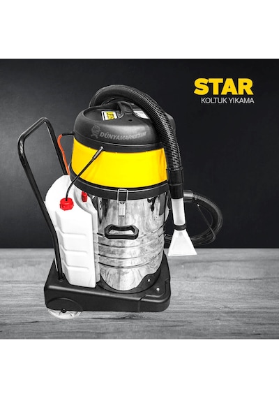 Star Profesyonel 3 Motorlu Halı Ve Koltuk Yıkama Makinası