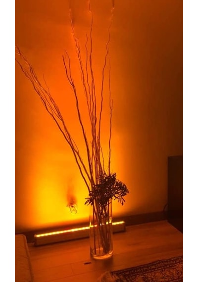 Amber Rengi Wallwasher Led Aydınlatma 10-20-30-35-50-67-100cm Duvar Ve Ağaç Boyama 100cm 36w Diğer