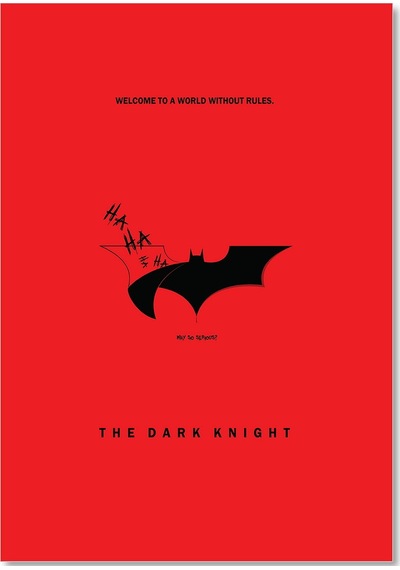 Cakasepetim Batman Yarasa Figürü Kara Şövalye Kırmızı Arkaplan Ahşap Mdf Tablo