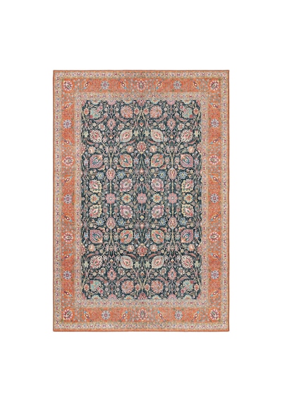 Cool Halı Private Xw Turuncu Bohem Vintage Halı Etnik Desenli Şönil Dokuma Salon Oturma Odası Halısı