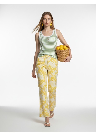 Xint Beyaz Pamuk Dokulu Regular Fit Atlet 602564