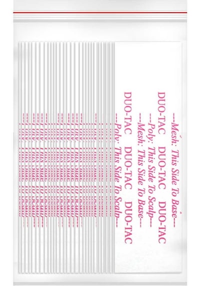 Walker Tape Duo-tac Protez Saç Bandı Düz 1" X 3" 2,5cm X 7.5cm 36 Adet
