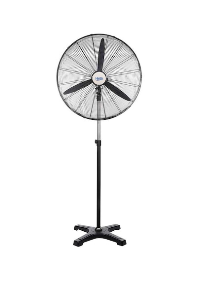 Hims Hef-a750 210w 30 İnç Siyah Alüminyum 3 Kanatlı Sanayi Tipi Ayaklı Vantilatör