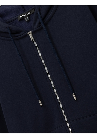 Koton Fermuarlı Kapüşonlu Kanguru Cepli Uzun Kollu Şardonlu Oversize Spor Sweatshirt Lacivert 6wak10151nk Lacivert Koton Fermuarlı Kapüşonlu Kanguru Cepli Uzun Kollu Şardonlu Oversize Spor Sweatshirt Lacivert 6wak10151nk Lacivert