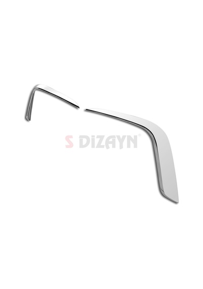 S-dizayn Volkswagen Tiguan Krom Arka Tampon Difüzör Çıtası Oem Still 2 Prç. 2024 Üzeri A+ Kalite