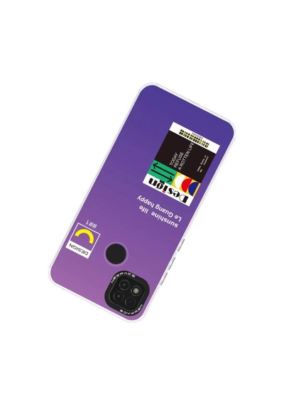 Newface Xiaomi Redmi 9c Kılıf Estoril Desenli Kapak - Estoril - 4 Mor
