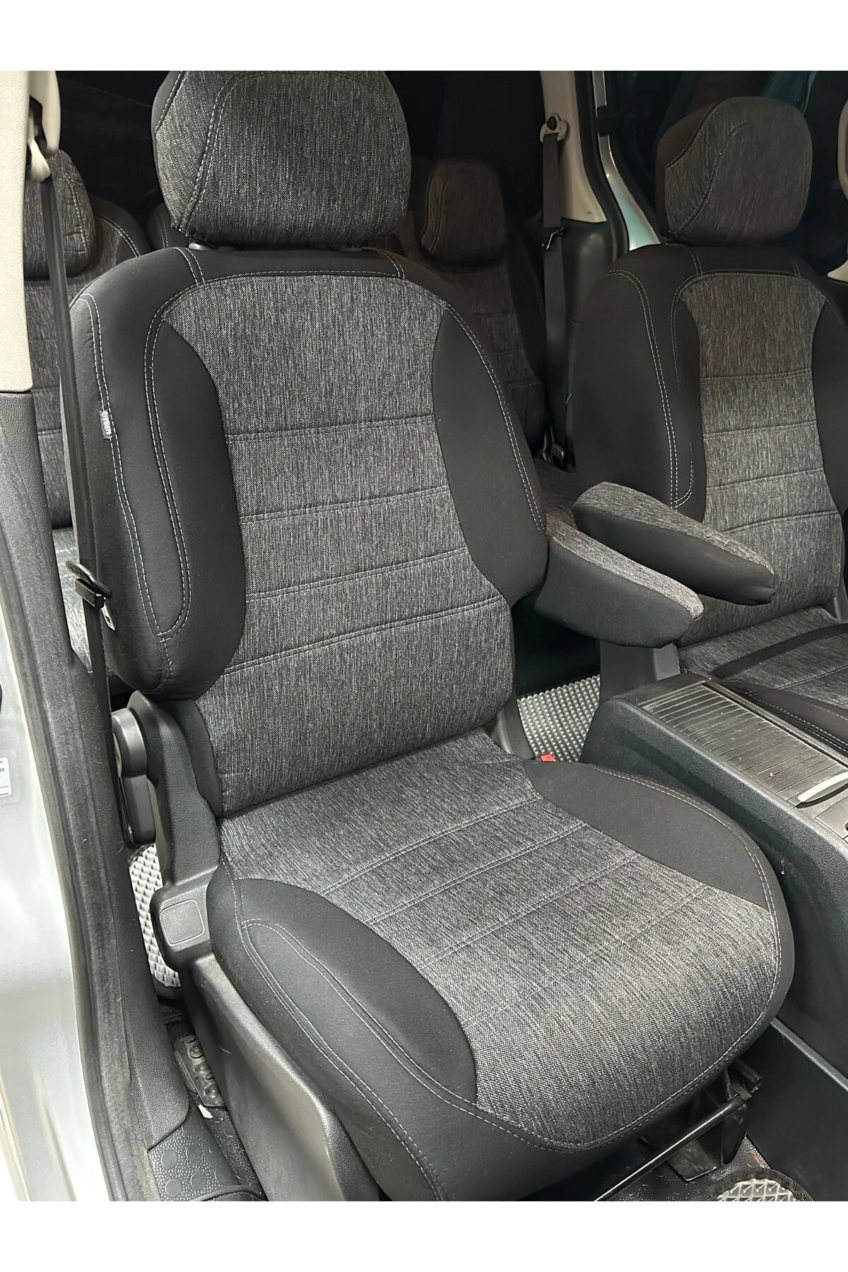 Toyota Proace Araca Özel Koltuk Kılıfı Siyah