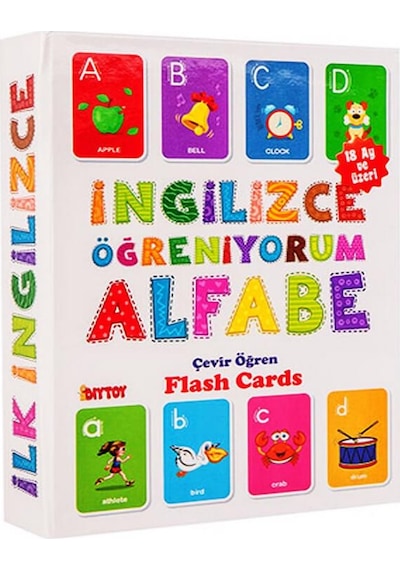 +18 Ay İngilizce Öğreniyorum Alfabe (Diytoy)
