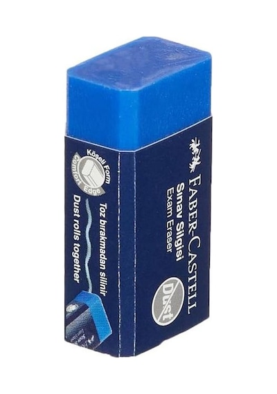 Faber Castel Sınav Silgisi Mavi Exam Eraser 3 Lü 187170