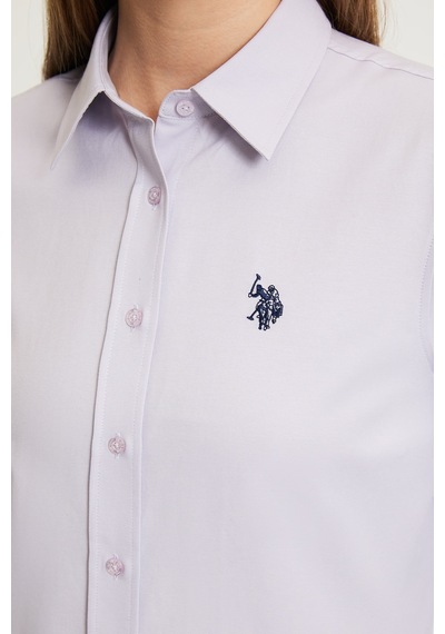 U.s. Polo Assn. Kadın Lila Gömlek Basic 50324791-vr034