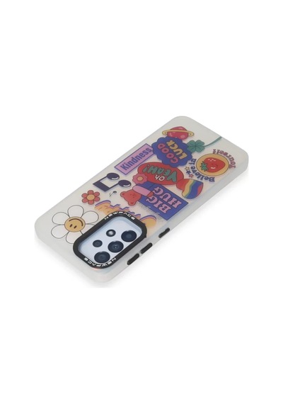 Newface Samsung Galaxy A33 5g Kılıf Estoril Desenli Kapak - Estoril - 15 Şeffaf
