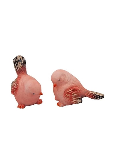 Mini Güvercin 2'li Pembe 12x8 Cm