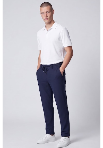 Sabri Özel Erkek Lacivert Normal Kesim Regular Fit Viskon Örme Yan Cep Lastikli Bel Klasik Paça Jogger Pantolon Sabri Özel Erkek Lacivert Normal Kesim Regular Fit Viskon Örme Yan Cep Lastikli Bel Klasik Paça Jogger Pantolon