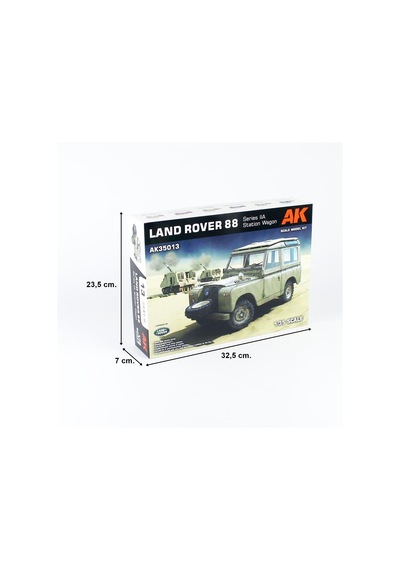 Ak Interactive 35013 1/35 Ölçek, Land Rover 88 Series Iıa Steyşın Vagon , Askeri Araç Plastik Model Kiti