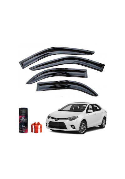 Corolla Uyumlu Mügen Cam Rüzgarlığı 2013-2018 Arası 4 Lü Takım+koku