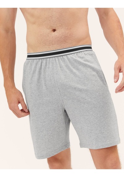 Marks & Spencer Saf Pamuklu 2'li Pijama Altı Seti Gri