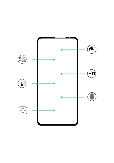 Xiaomi Mi Mix 3 Full Glue Full Kaplama Tempered Cam Ekran Koruyucu- 5775 Mh-hs2477-1263