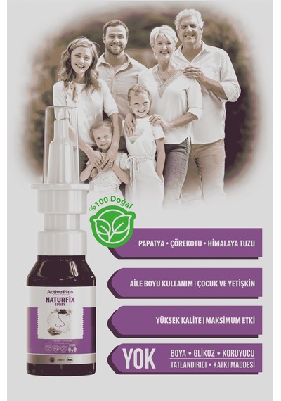 Active Plus Naturfix Burun Spreyi 20 ML