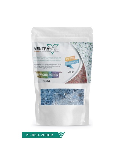 Ventrawall Gökyüzü Mavisi Doğal Mineralli Taş Pt-950-200Gr