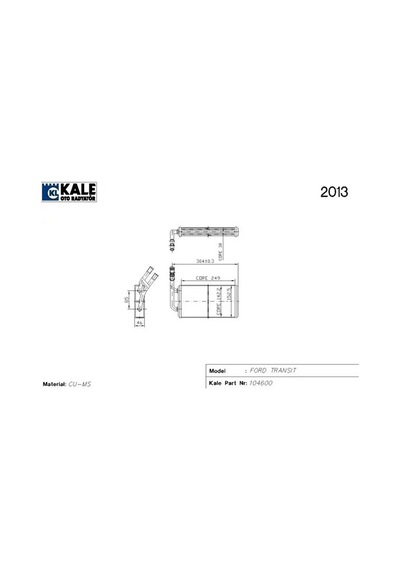 Kale 0287882pa Kalorifer Petegi