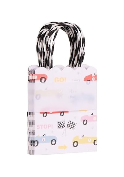 - Race Car Party Bags - Yarış Arabaları Parti Çantaları - 8'li