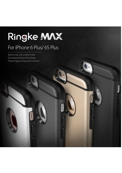 Ringke Max Apple Uyumlu iPhone 6s Plus/ 6 Plus İle Kılıf Gun Metal Tam Koruma Isı Dağılımlı Şok Emici Teknoloji Ringke Max Apple Uyumlu iPhone 6s Plus/ 6 Plus İle Kılıf Gun Metal Tam Koruma Isı Dağılımlı Şok Emici Teknoloji
