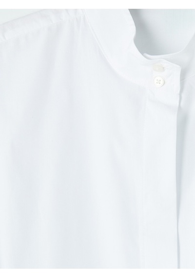 Lcw Modest Ekru Beli Kemerli Kadın Gömlek Tunik