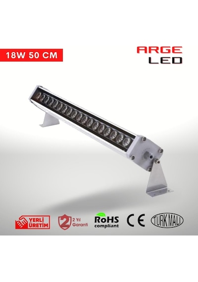 Argeled 4000k Ilık Beyaz Wallwasher Duvar Boyama 50 Cm 18w