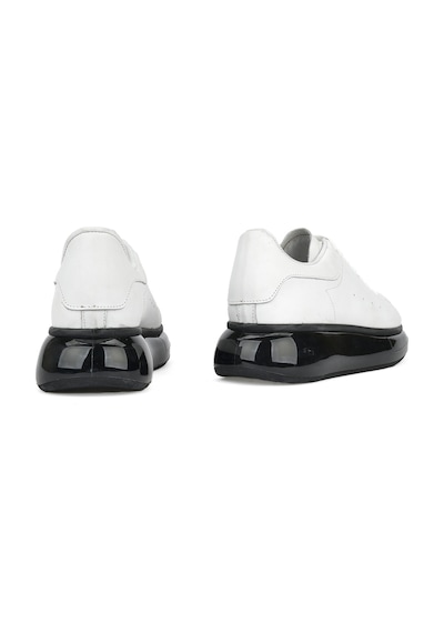Ziya, Erkek Hakiki Deri Sneaker 143423z120 Beyaz Beyaz