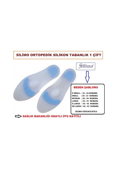 Ortopedik Silikon Tabanlık Epin Tabanlık Yumuşak Tabanlık