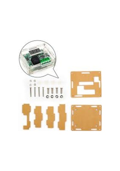 W1209 Dijital Termostat + Şefaf Kutu W1209
