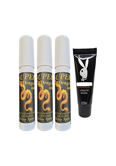 Bonie 3 Adet Dragn Sprey + Playboy Lubricant Jel