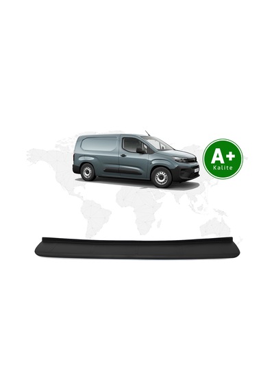 Opel Combo Panelvan Arka Tampon Eşiği Mat Siyah 2024 Model Ve Sonrası