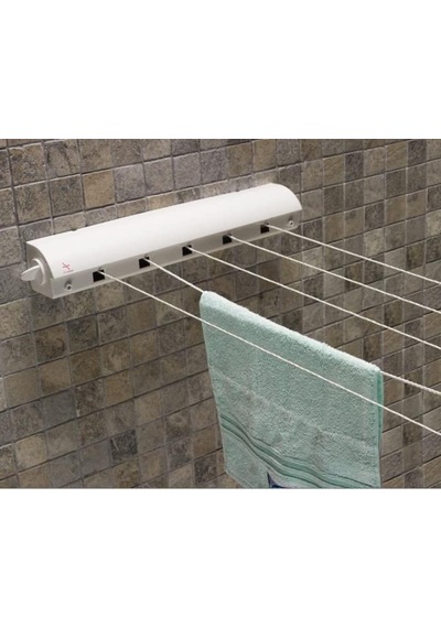 Primanova Geras Beyaz Çamaşır Askısı M-b23-01 Çok Renkli