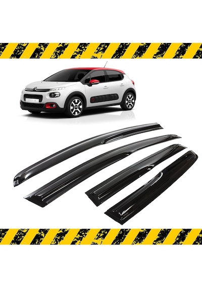 Citroen C3 Mügen Cam Rüzgarlığı 2017 Sonrası 4 Lü N11.2839