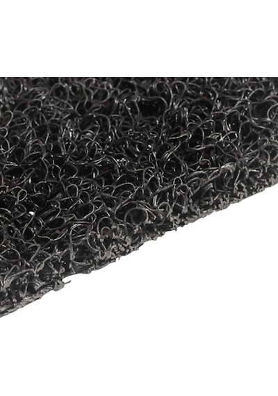 Kıvırcık Halı Paspas 14 Mm Renk Siyah 1,20 X 5 Metre Su Emici İş Çok Renkli