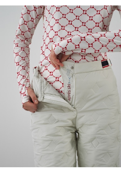 Xint Ekru Kapitone Dokulu Oversize Pantolon 201313