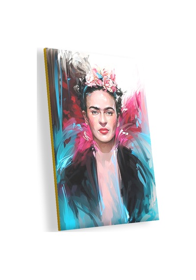 Cakasepetim Frida Kahlo Elmas Mozaik Çizim Ahşap Mdf Tablo